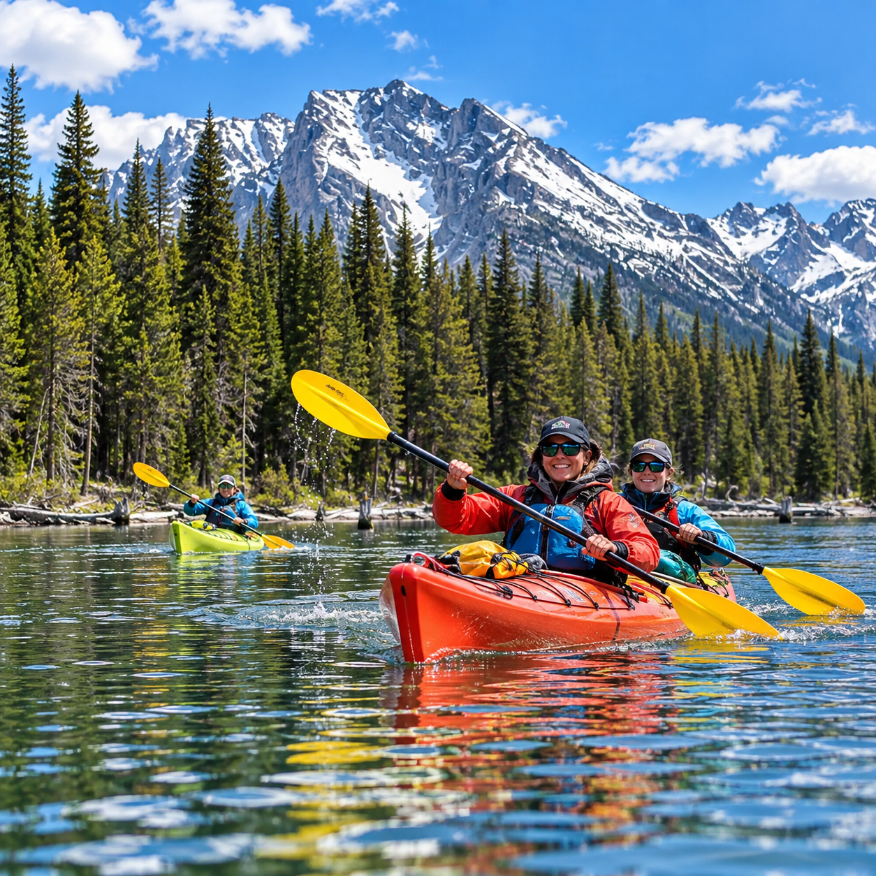 Lewis & Shoshone Lake Overnight Trips (4-6 people, 4-day: 1,950/person)