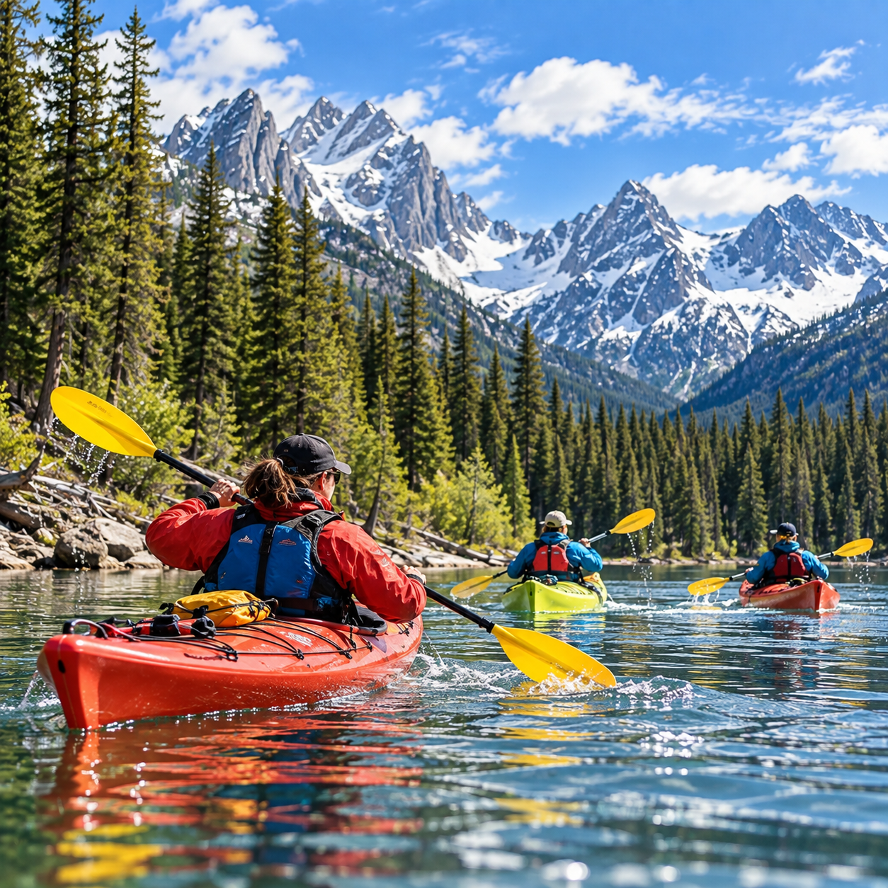 Lewis & Shoshone Lake Overnight Trips (7-10 people, 2-day: 1,200/person)