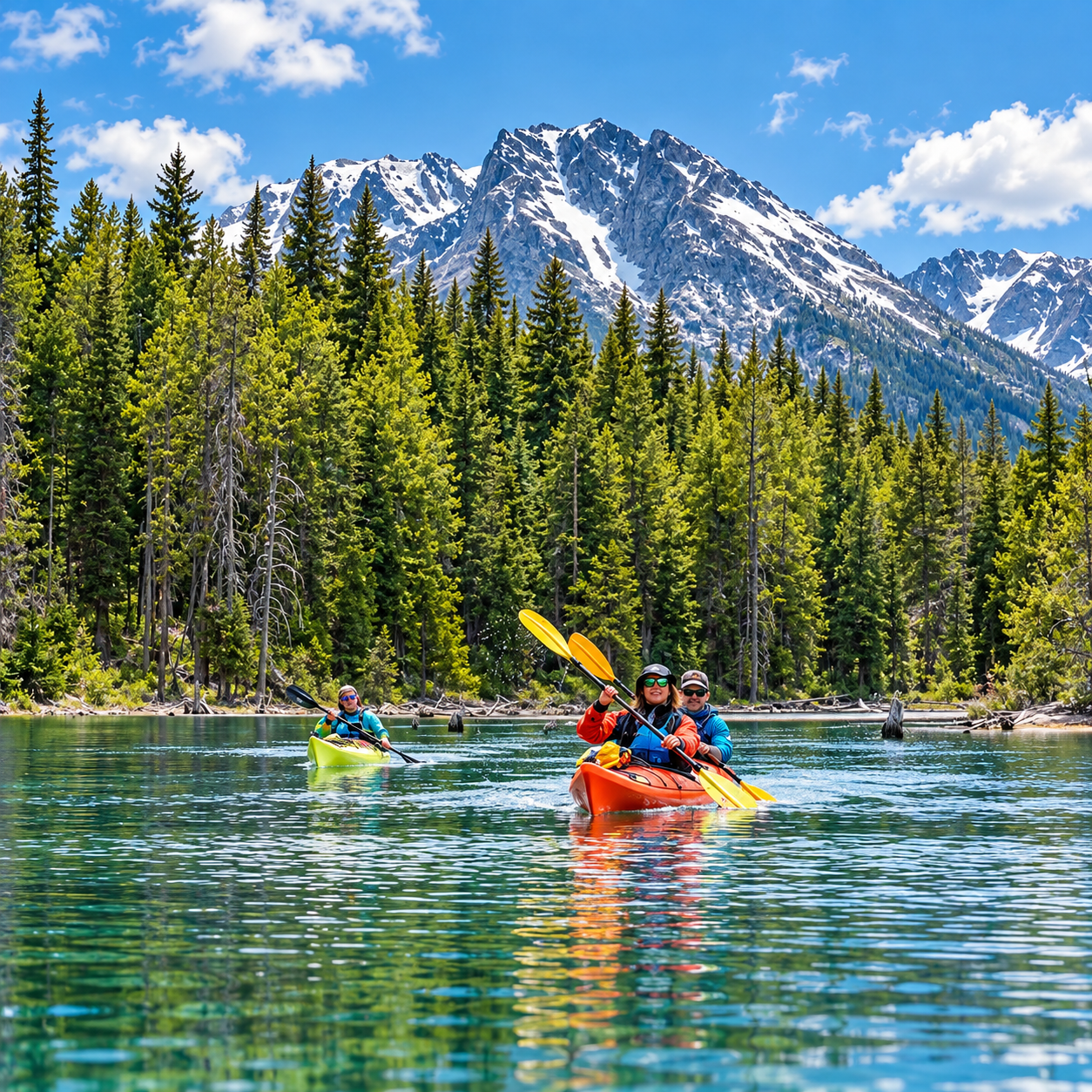 Lewis & Shoshone Lake Overnight Trips (4-6 people, 3-day: 1,650/person)